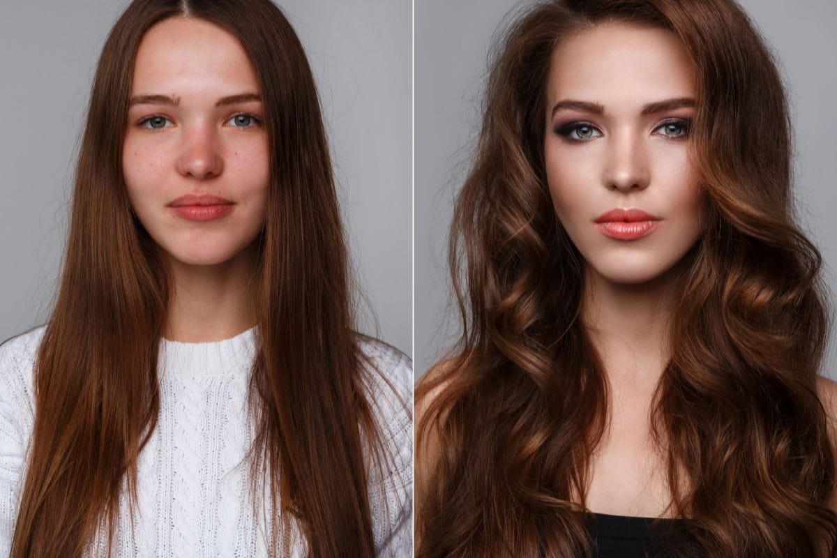 Vorher Nachher fotos kosmetik