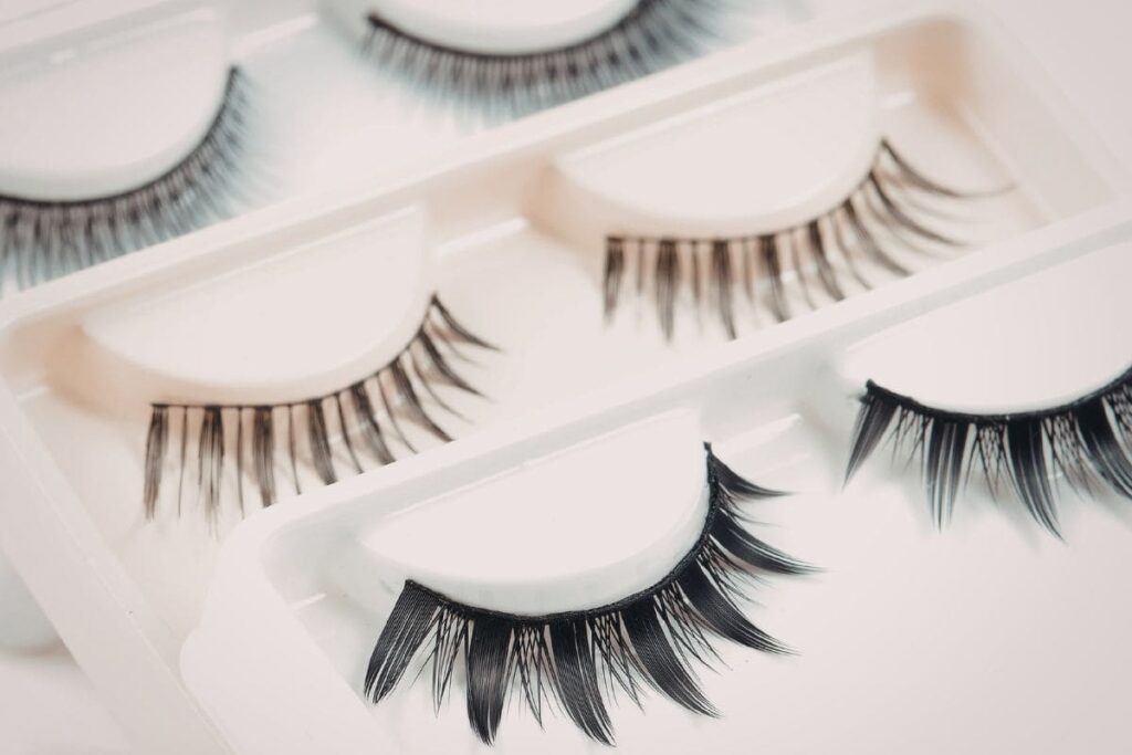 verschiedene wimpern