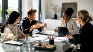 Fachtreffen von Experten aus dem Kosmetikverband