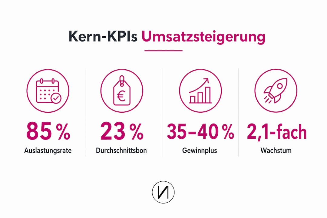 Umsatzsteigerung Kosmetik: Was sie wirklich bedeutet 3 Übersichtliche Infografik mit den wichtigsten Umsatzzahlen für Ihr Kosmetikstudio