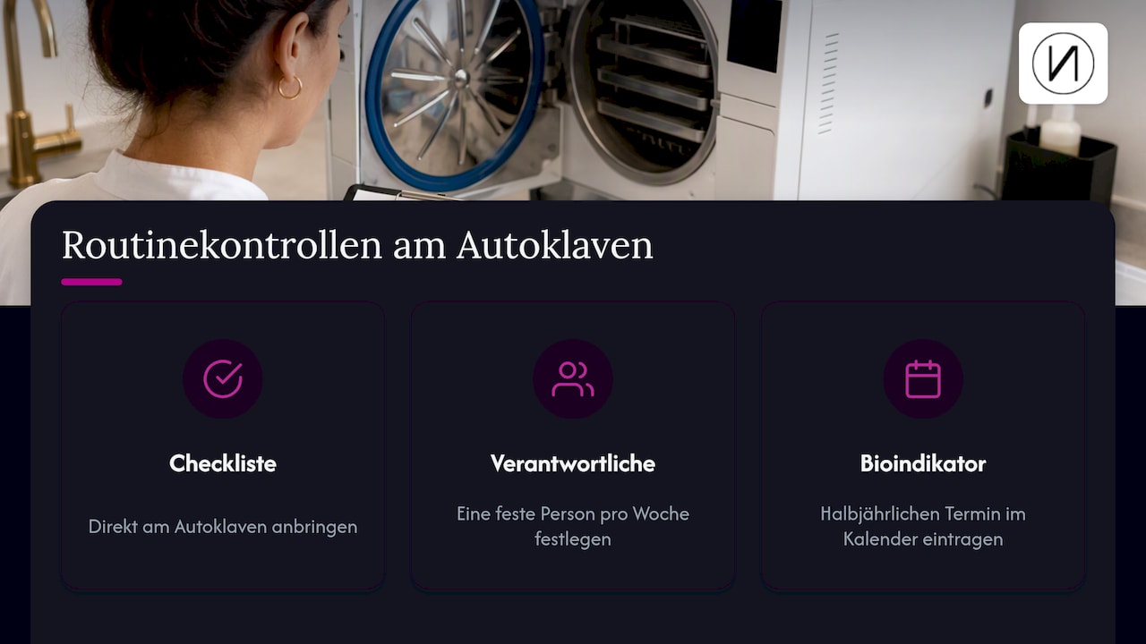 Drei Methoden zur sicheren Kontrolle des Autoklavs