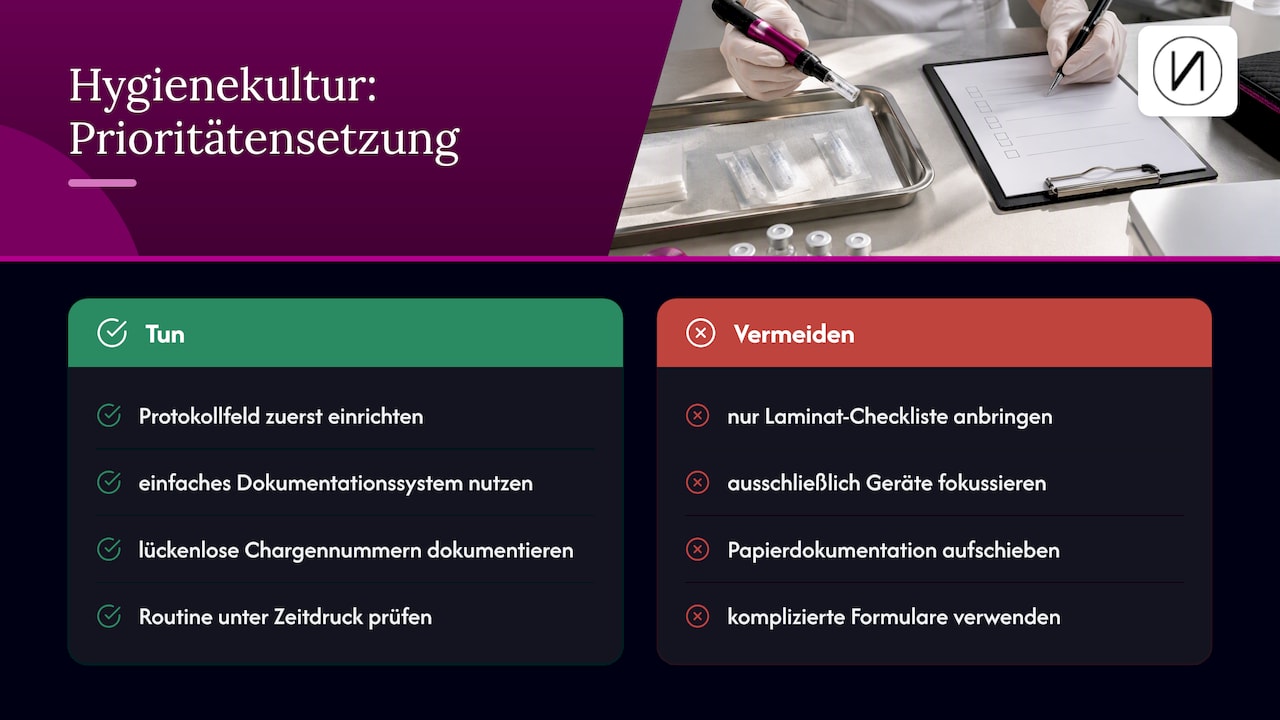 Warum Checklisten allein noch keine Hygienekultur machen — overview diagram
